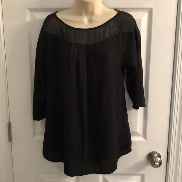 H&M Tops - MOVING SALE!!! | H&M | Black 1/2 Sleeve Blouse